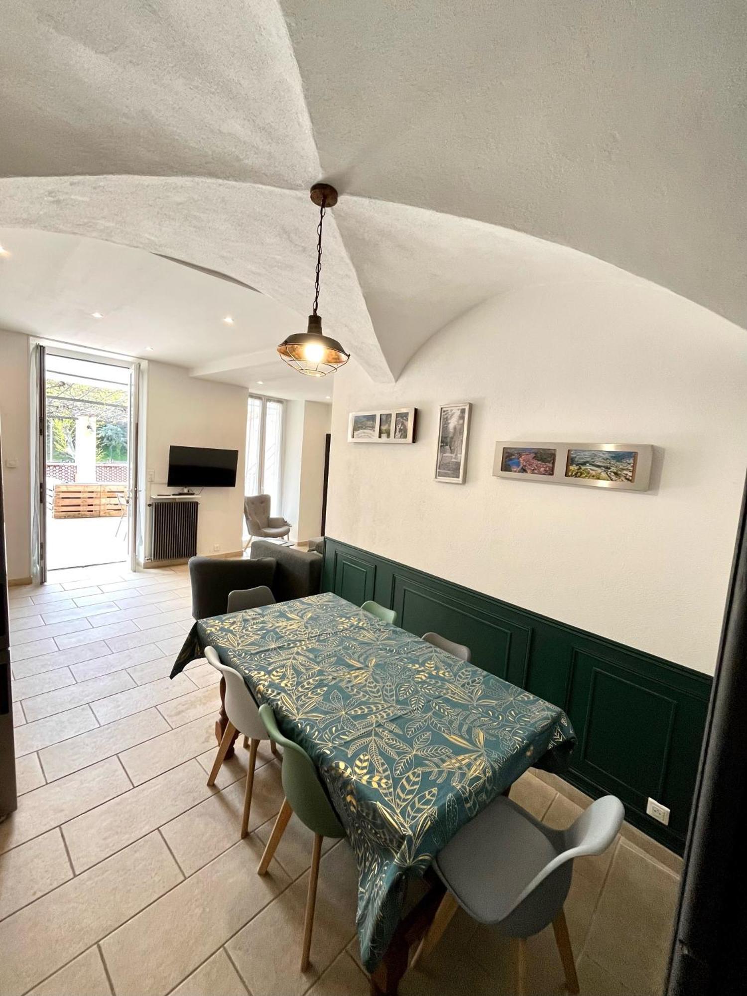 Appartement Terrasse Vue Lac Breil sur Roya Bagian luar foto