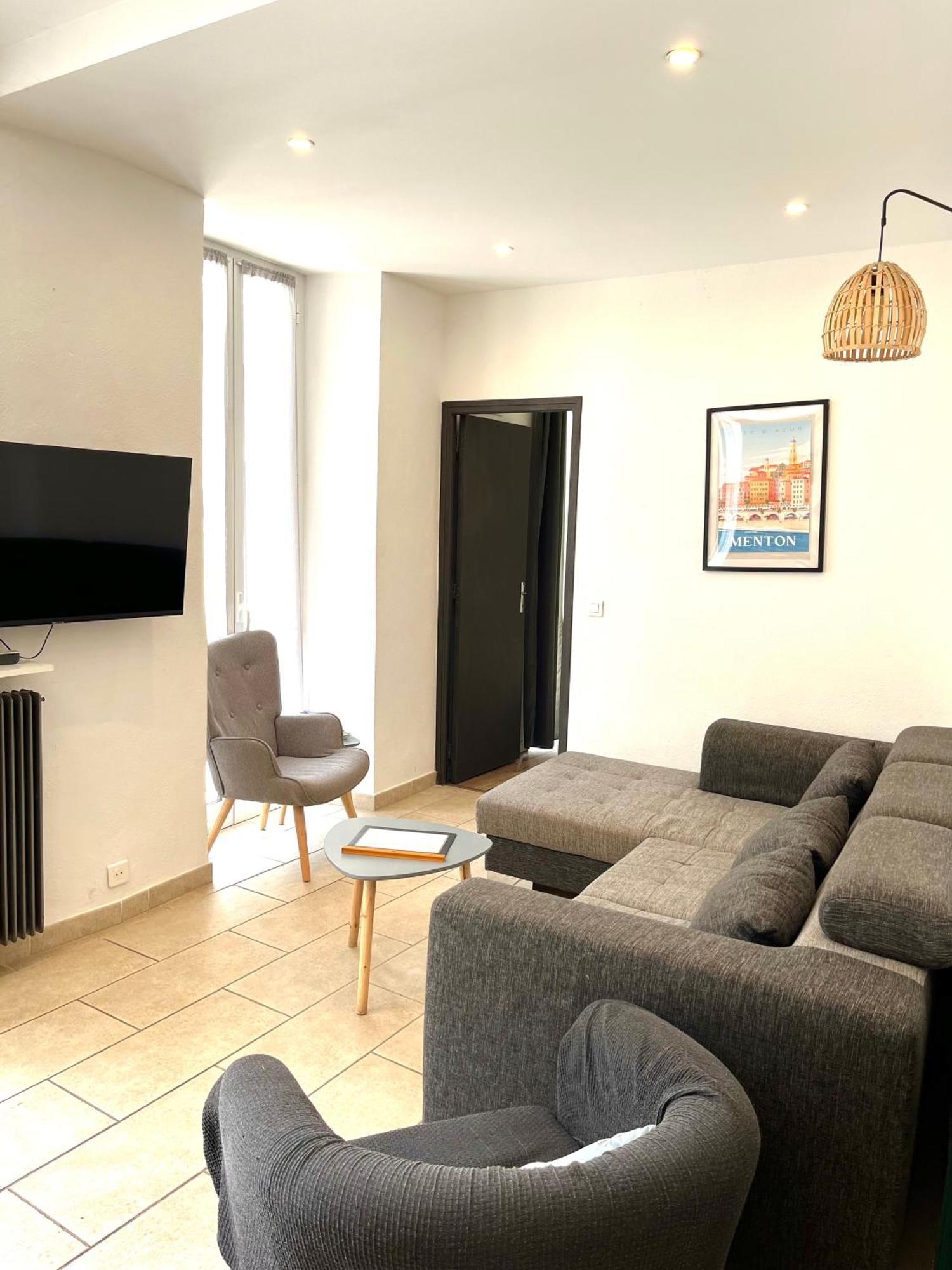 Appartement Terrasse Vue Lac Breil sur Roya Bagian luar foto