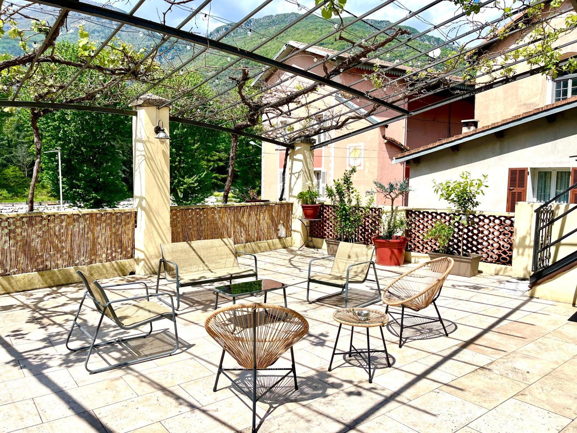 Appartement Terrasse Vue Lac Breil sur Roya Bagian luar foto